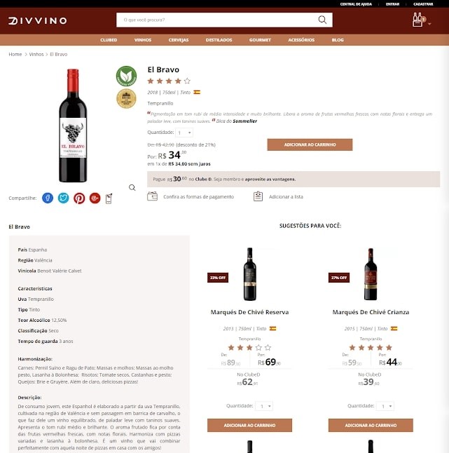 como comprar vinhos pela internet vinho
