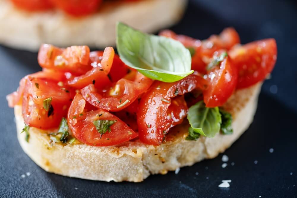 Imagem de uma bruschetta