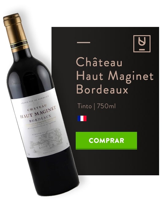 cordeiro assado e vinho Château Haut Maginet Bordeaux