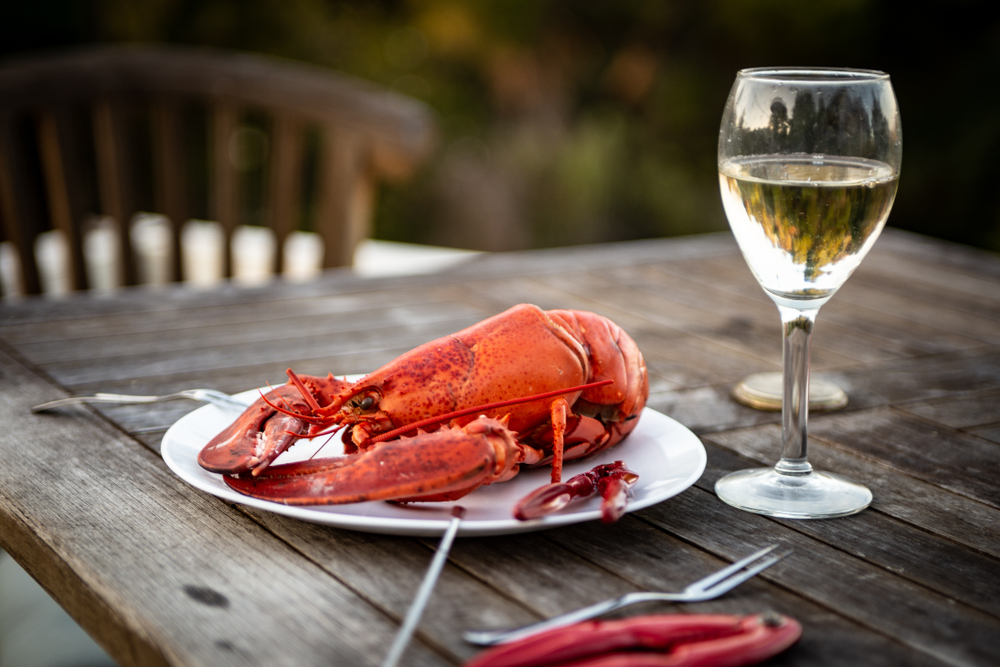 vinhos com frutos do mar