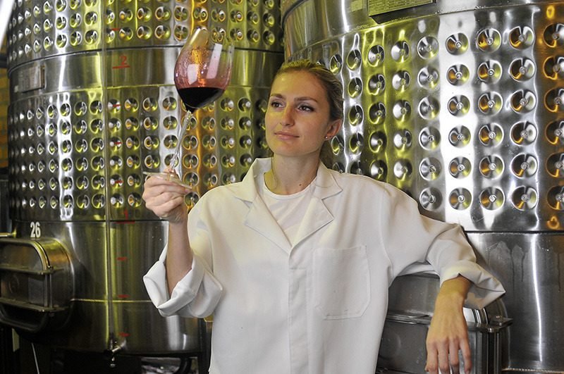 mulher vinho