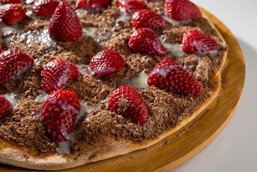 Pizza de chocolate