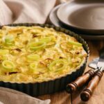 Quiche de alho poró