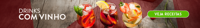 Banner fino Drinks com vinho