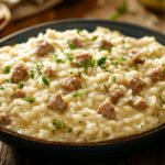 Risoto de filé mignon