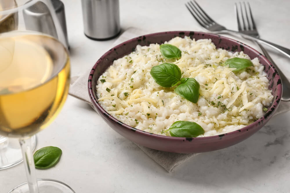 Os vinhos ideais para fazer um risoto perfeito