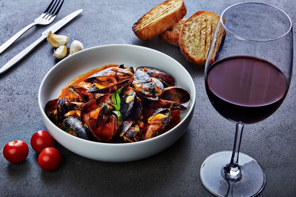 harmonização pinotage caldeirada frutos do mar