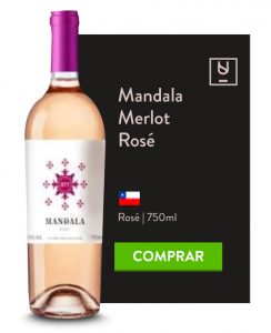 Receitas picantes card Mandala Merlot Rose