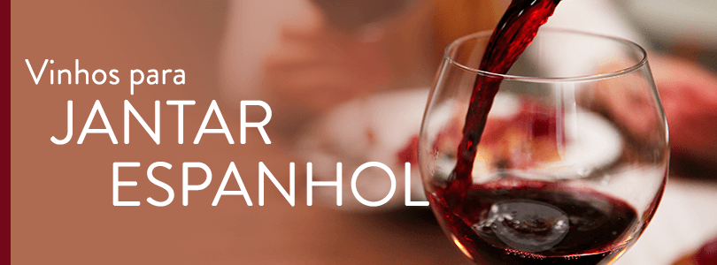 Banner vinhos para Jantar Espanhol