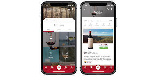 Aplicativos de vinho - Vivino