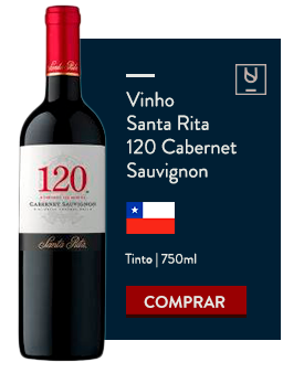 Vinho até 60 reais - Santa Rita 120 cabernet sauvignon