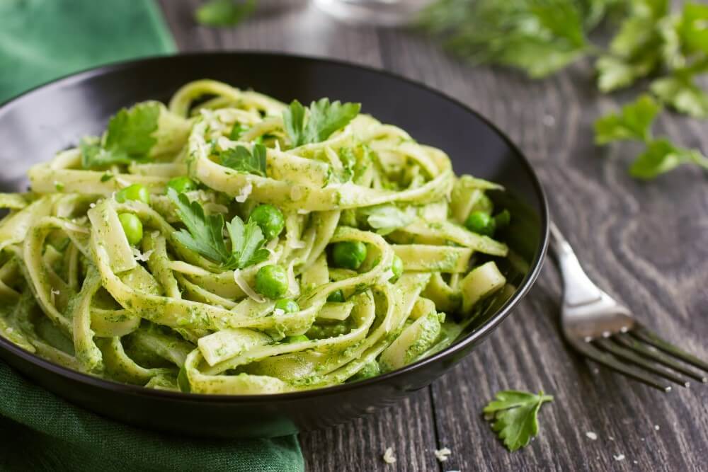 Massas Vegetarianas - Macarrão Ao Pesto