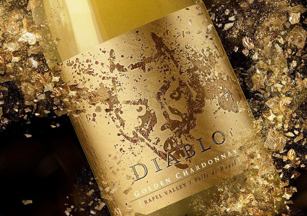 Imagem Do Vinho Diablo Golden Chardonnay.
