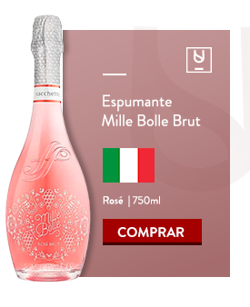 vinho para o Dia dos Namorados - Espumante Mille Bolle Brut