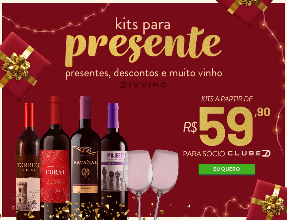 campanha kits para presentear no Divvino