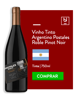 cta vinho tinto argentino Postales Roble Pinot Noir
