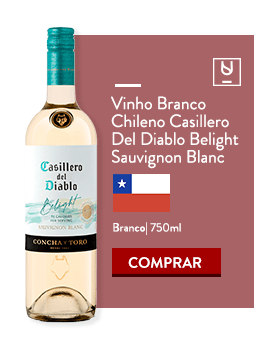 O vinho branco Casillero Del Diablo Belight Sauvignon Blanc está entre os vinhos menos calóricos