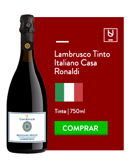 receitas de verão - cta Vinho Lambrusco tinto