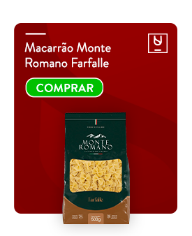 Macarrão Farfalle Monte Romano Divvino.