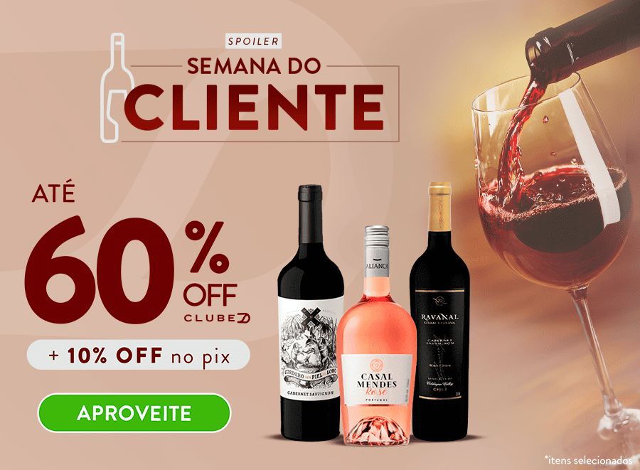Banner lateral Spoiler semana do cliente Vinhos Divvino.