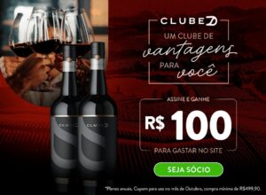 Campanha ClubeD Assine e Ganhe R$ 100 Vinho Divvino