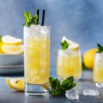Limonada alcoólica com espumante.