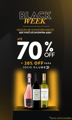 Campanha Black Week 70% off Vinhos Divvino