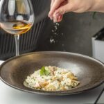 Receita de Arroz à Piemontese com vinho branco