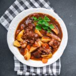 Receita de Boeuf bourguignon.