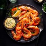 Receita de Camarão ao vinho branco e alho-poró