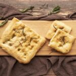 Focaccia sem glúten.