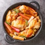 Receita de Frango ao vinho branco