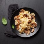 Molho cremoso de cogumelos