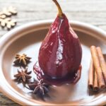 Receita de Pera ao vinho tinto