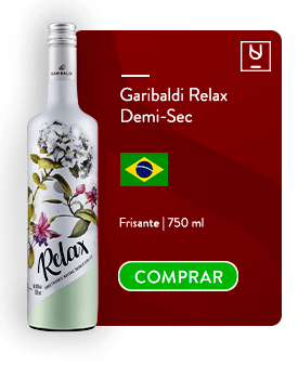 Vinho frisante Garibaldi Relax Branco Demi-Sec