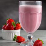 Receita batida de morango