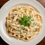 Receita de macarrão à carbonara vegano