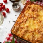 Lasanha de Brie com Damasco